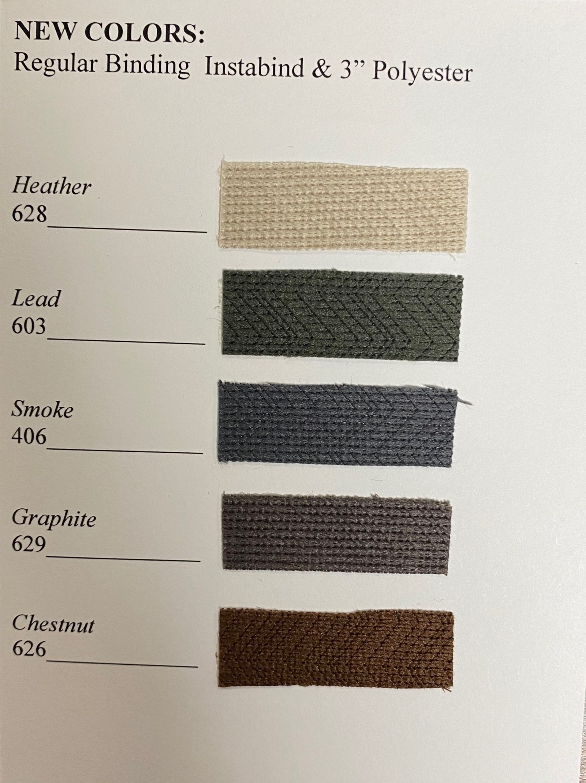Instabind Regular Carpet Binding (Graphite)