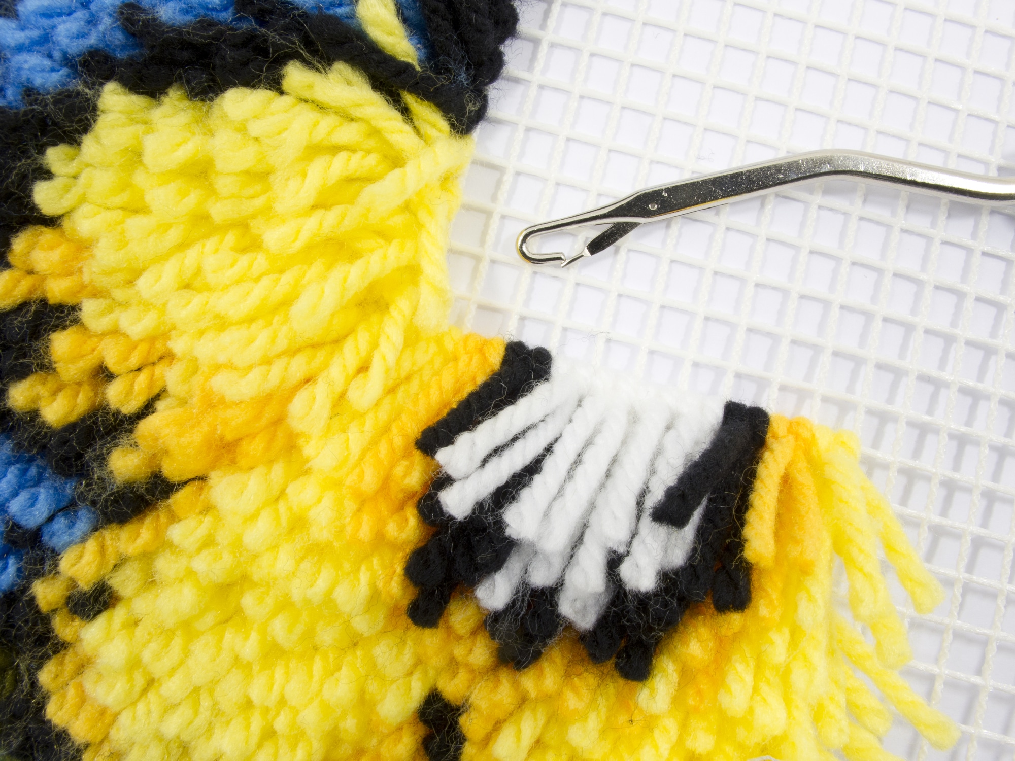5x/Set Latch Hook Tool Bent Tongue Crochet Needle Kit DIY Supplies
